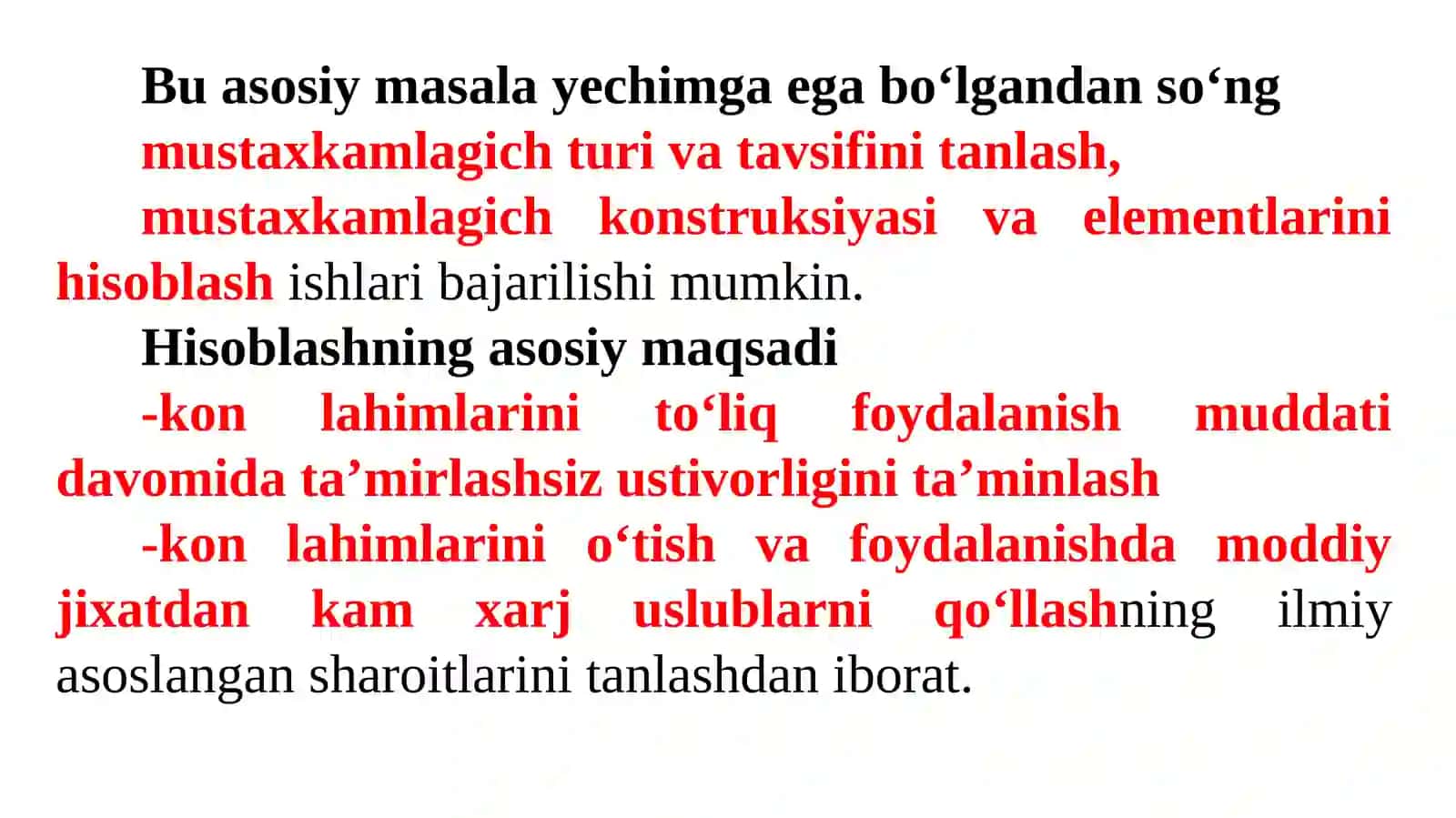 Ma’ruza-9.Kon lahimi atrofi(konturi)kuchlanganligi 3