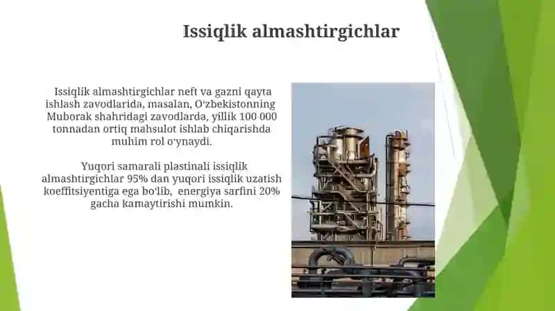 Issiqlik almashtirgichlar 3