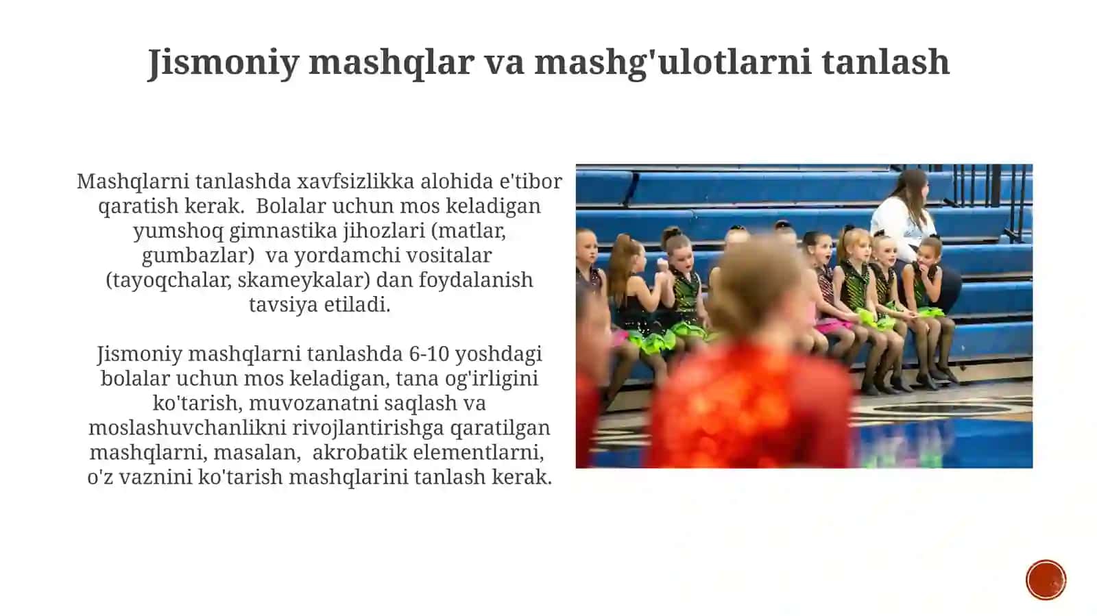 Gimnastika darslari 3