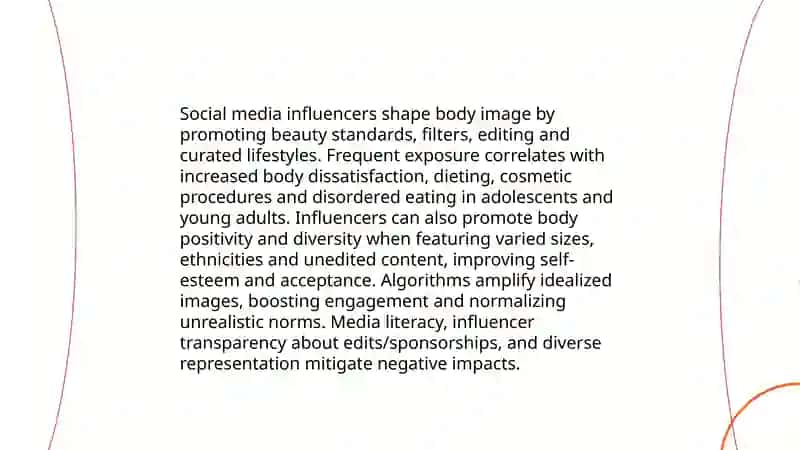 The Influence of Popular Culture on Body Image 3