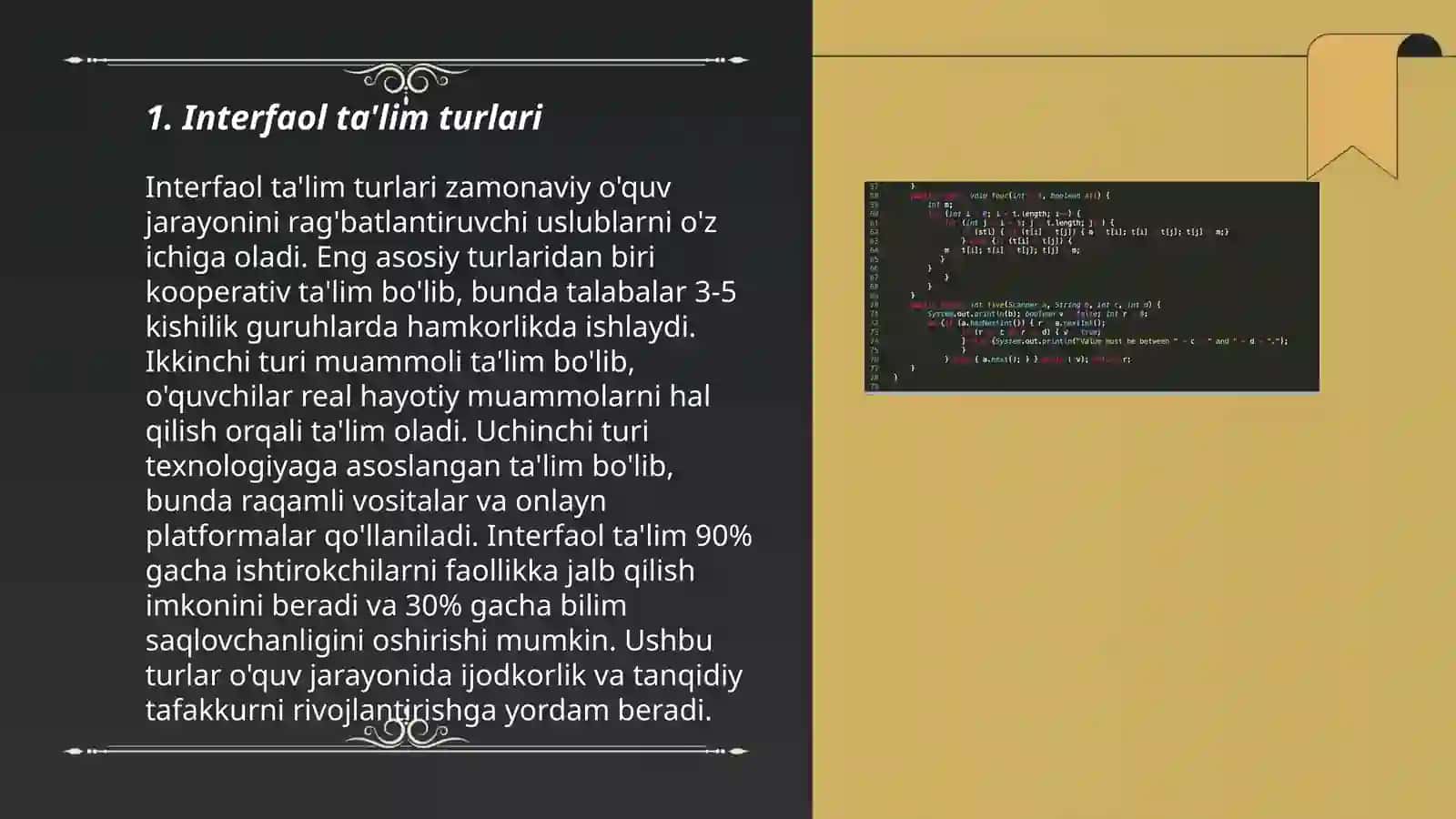 Interfaol metodlar va vositalari 3