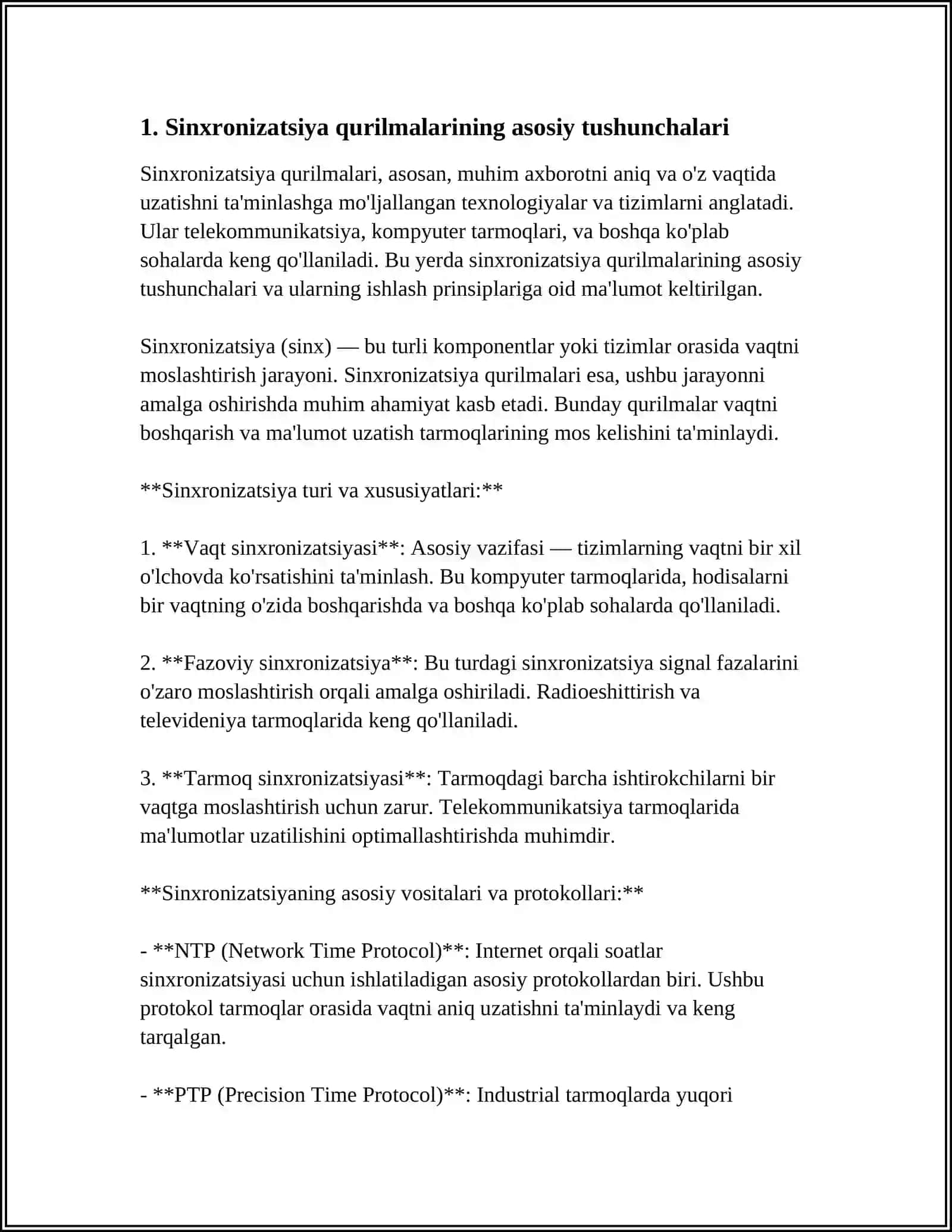 SINXRONIZATSIYA QURILMALARI 3