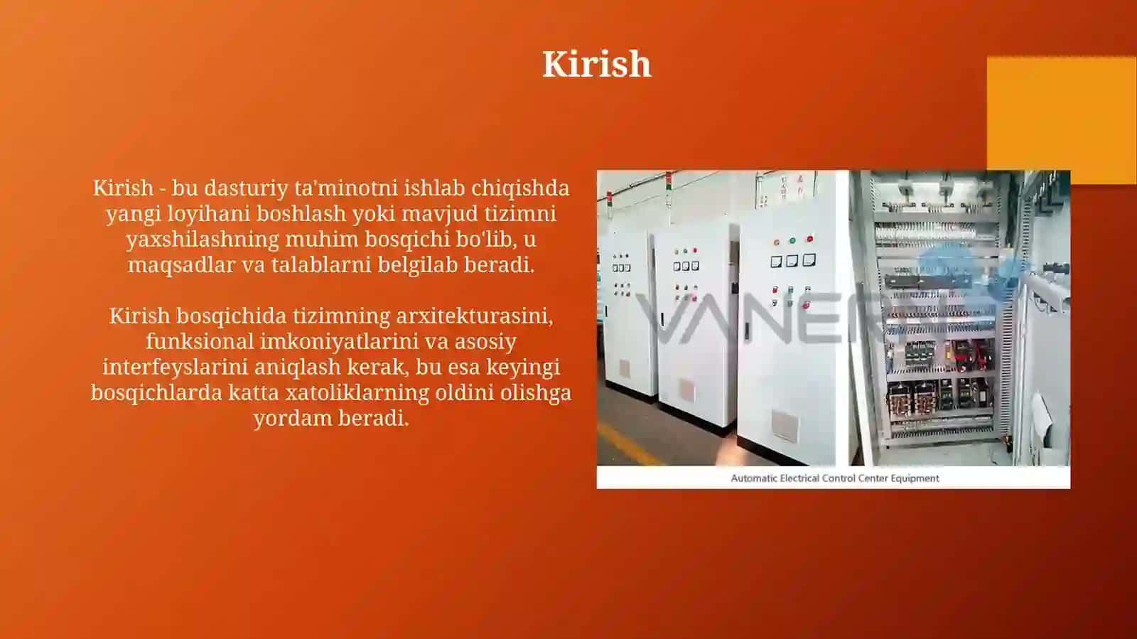 Puflash tizimi-boshqaruv tizimini dasturiy taminotini ishlap chiqish 3