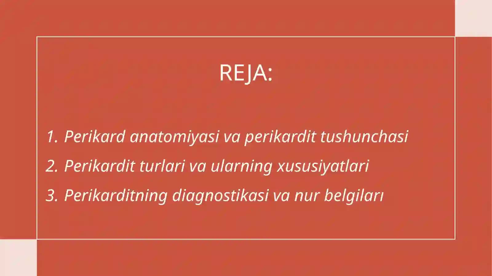 Perikardit va uning turlari 3