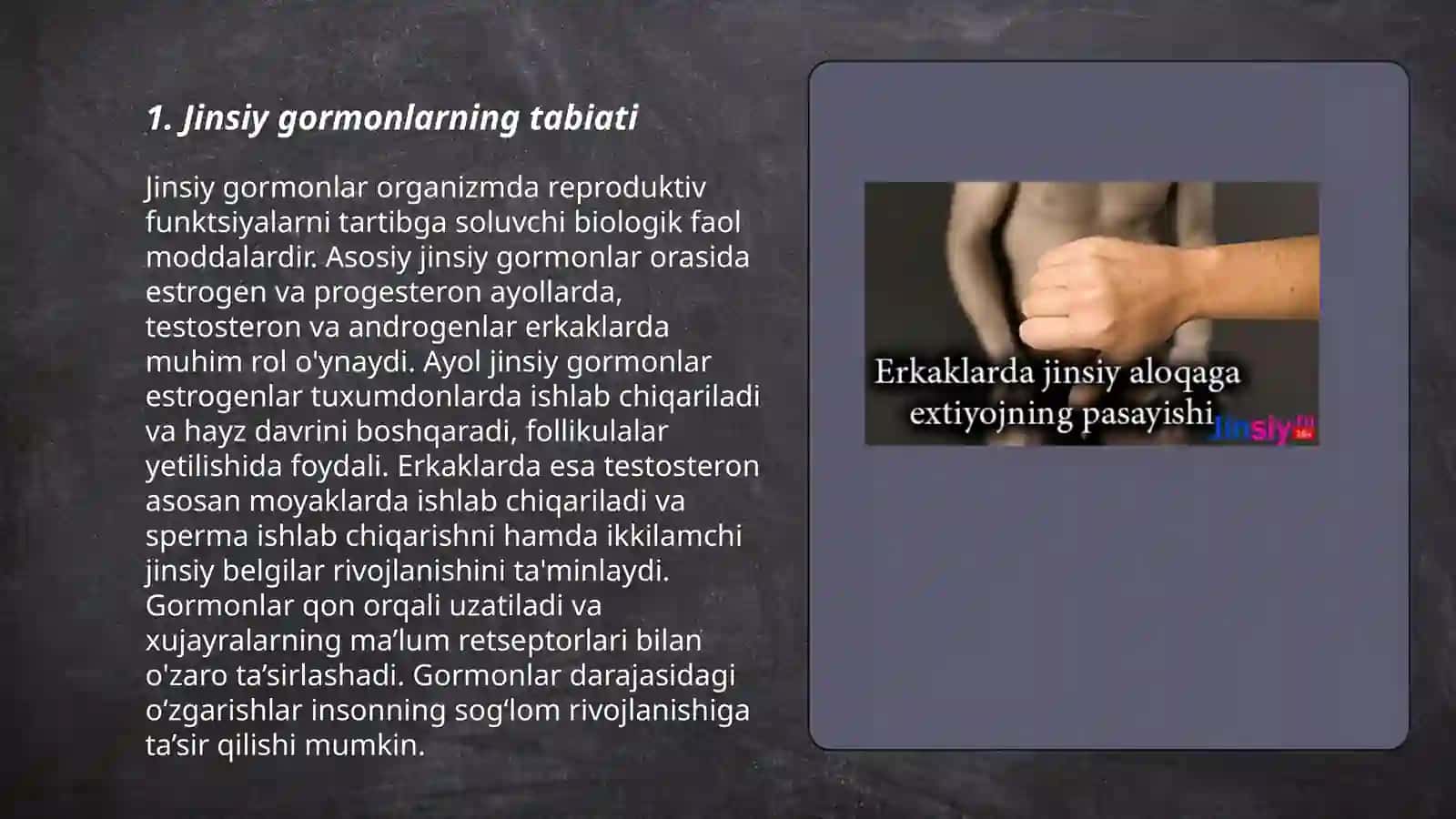 Jinsiy Gormonlar 3
