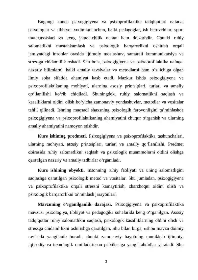 Psixogigiyena va Psixoprofilaktika 3