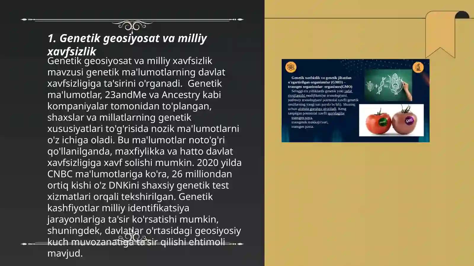 Genetik geosiyosat 3