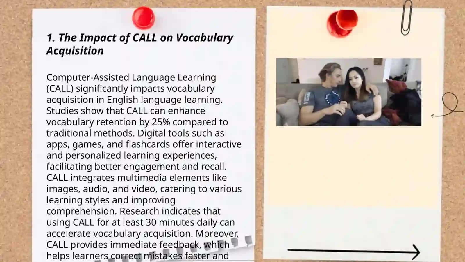 The Effectiveness of Computer-Assisted Language Learning (CALL) in Developing Specific Language Skills 3