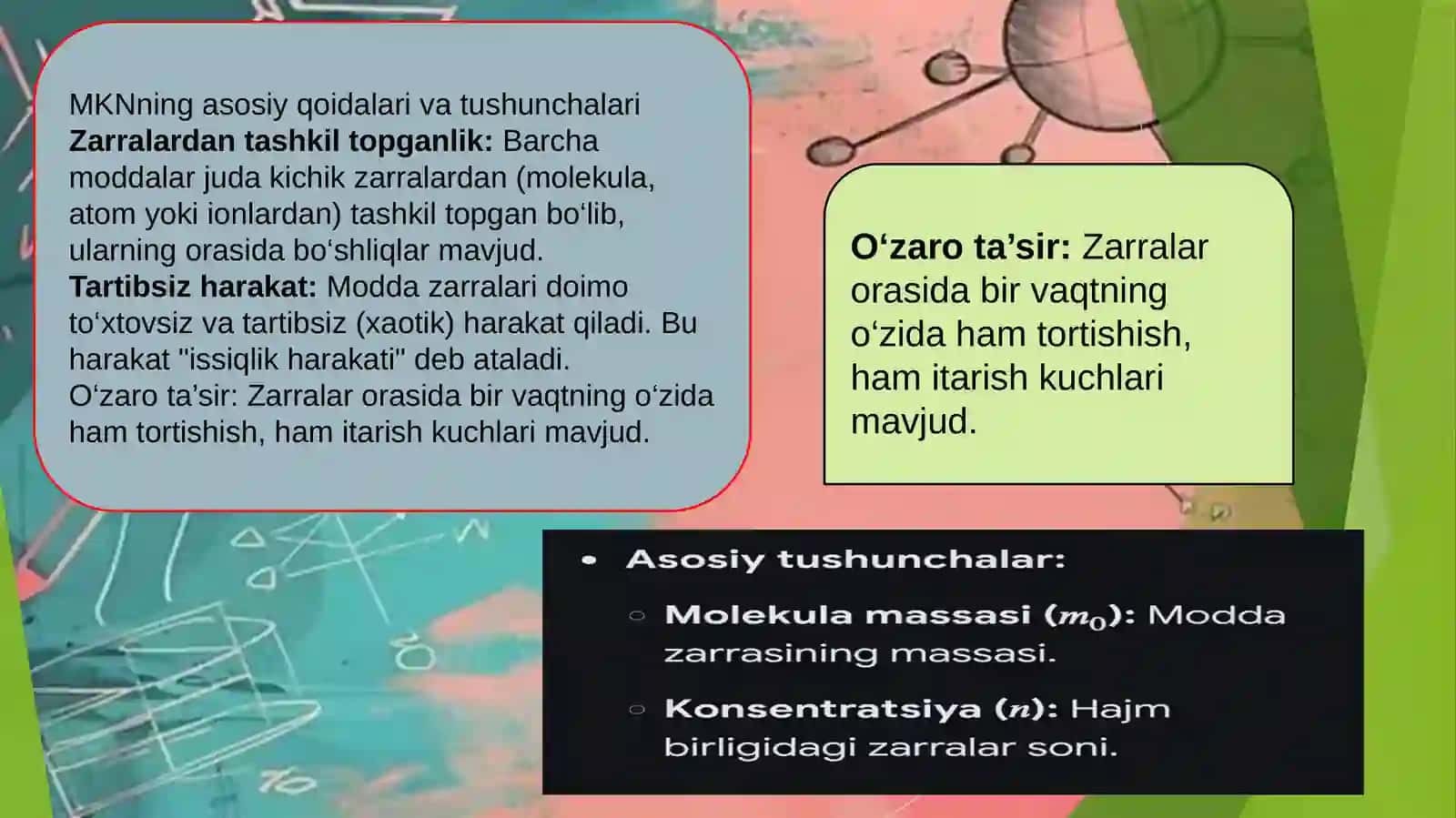 Molekulyar kinetika nazariyasi 3
