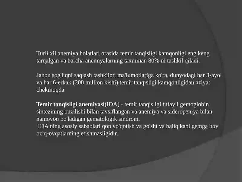 Temir tanqisligianemiyasi 3