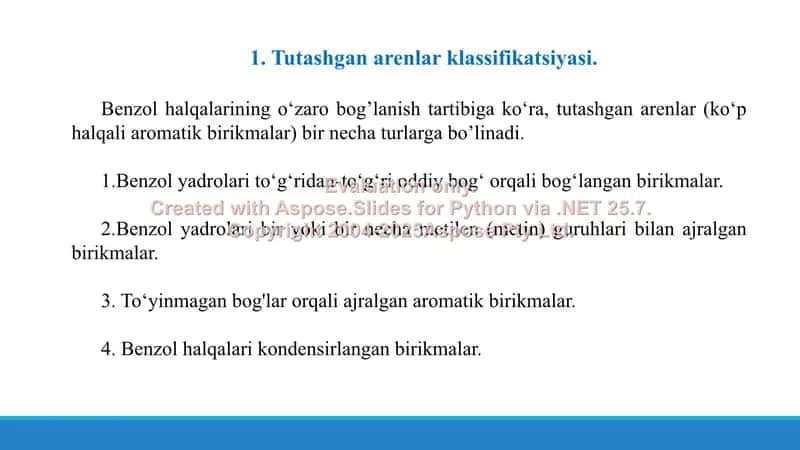 7. Tutashgan arenlar. Taqdimot, 19 bet. 3
