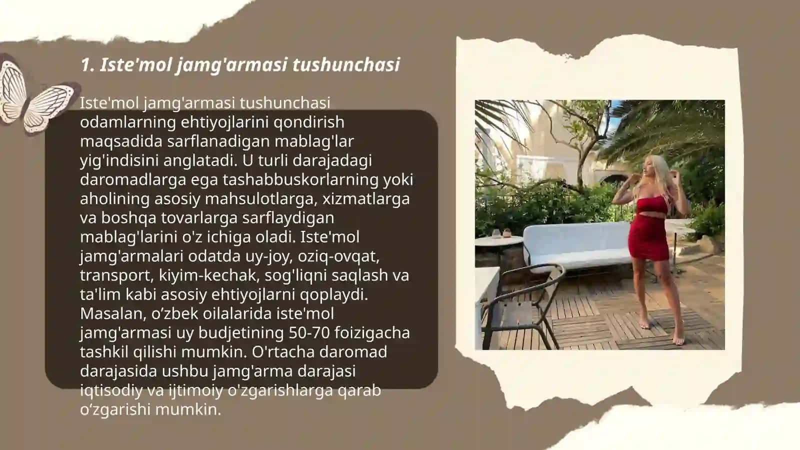 Istemol VA jamg'armaning mazmuni, shakllanishi VA ular o'rtasidagi optimal nisbat 3