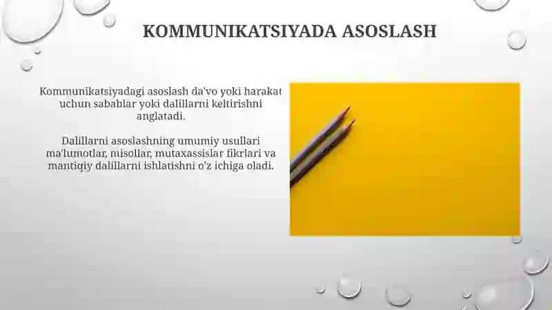 Kommunikatsiyada asoslash 3