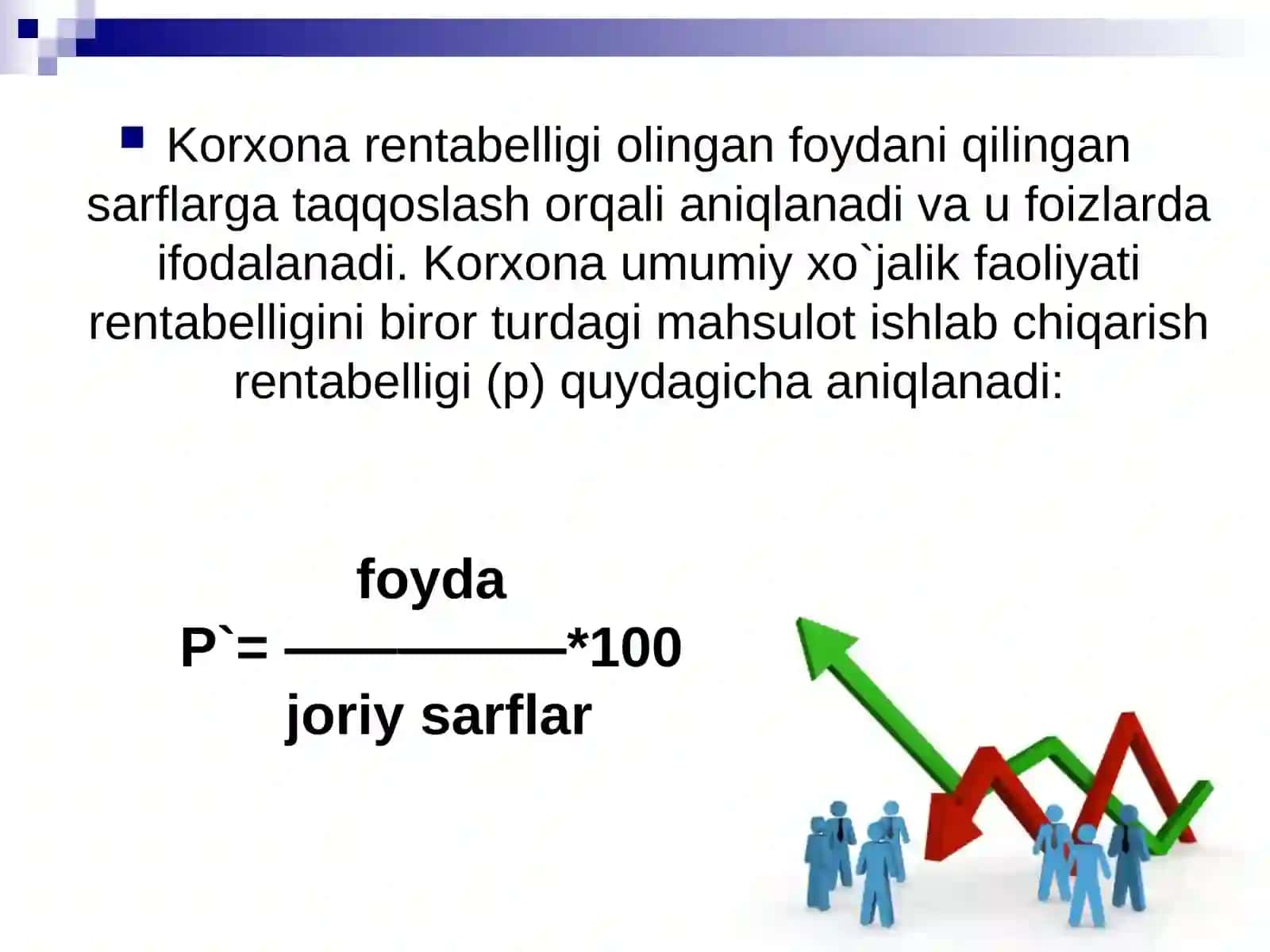 Foyda rentabelligi statistikasi 3