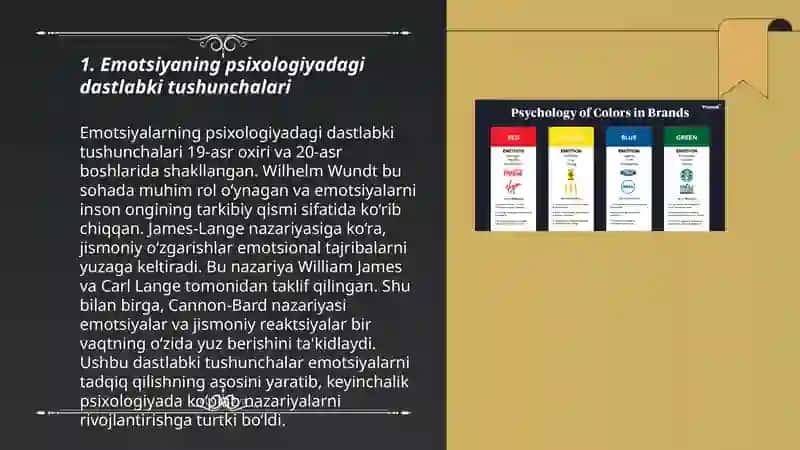 Emotsiya haqidagi tasavvurlarning rivojlanishi 3