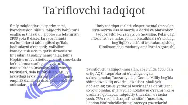 Ilmiy tadqiqotlar va ularning turlari 3