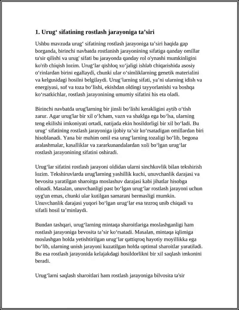ROSTLASH JARAYONINIG SIFATI 3