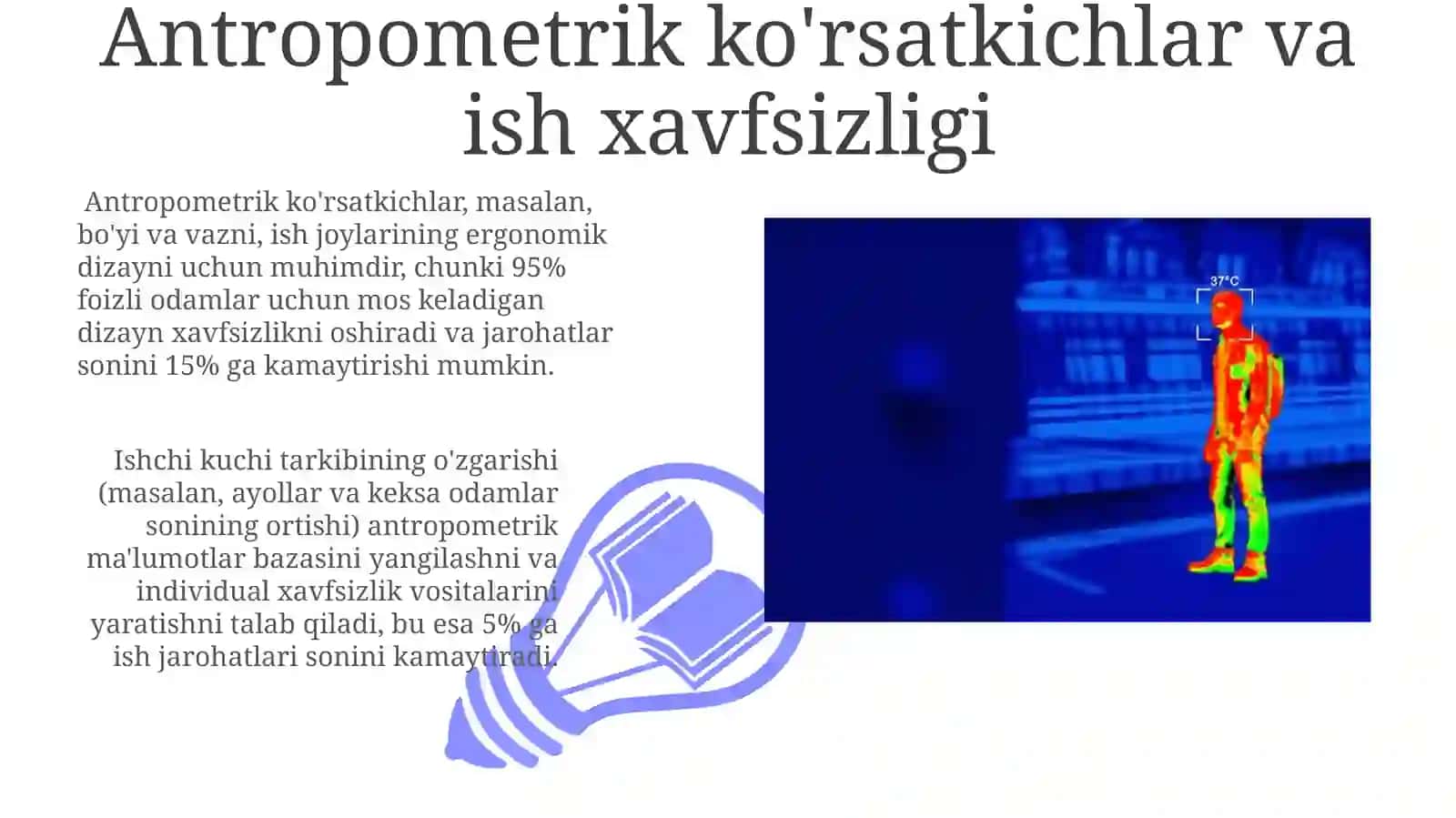 Antropometrik Ko'rsatkichlar va Ish Xavfsizligi 3