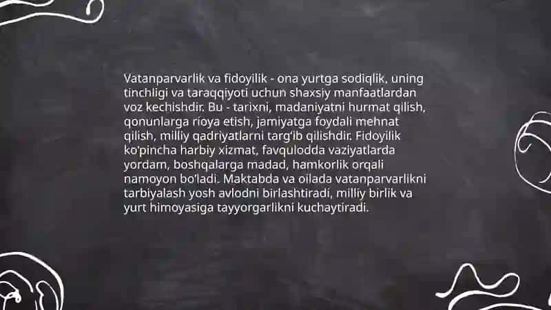 Vatanparvarlik va fidoyilik 3