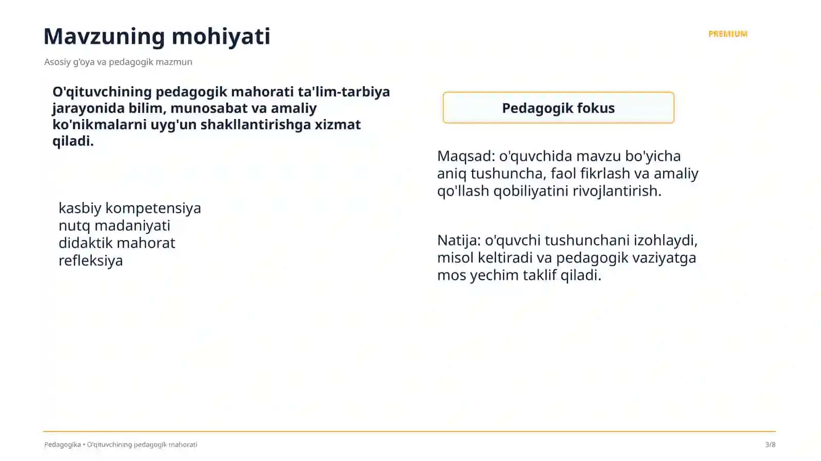 O'qituvchining pedagogik mahorati 3