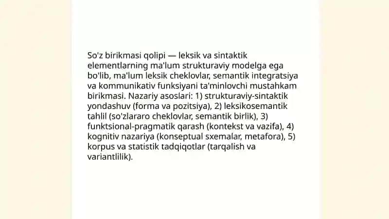 So'z birikmasi qoliplarining nutqiy kengayishi 3