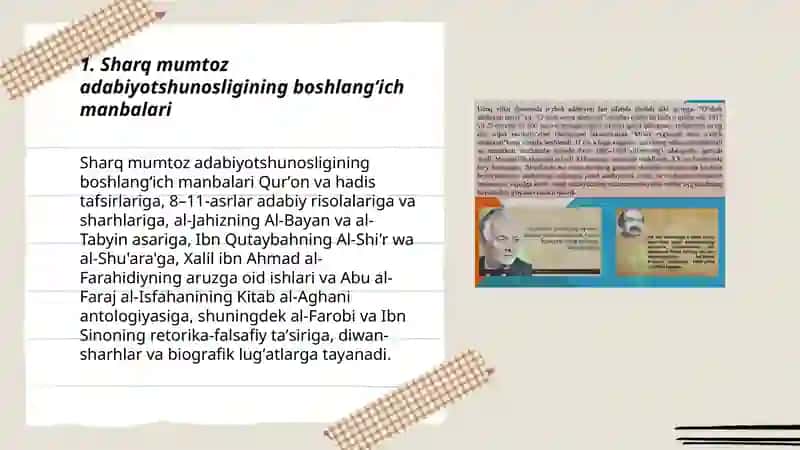 Sharq mumtoz adabiyotshunosligi tarixi 3