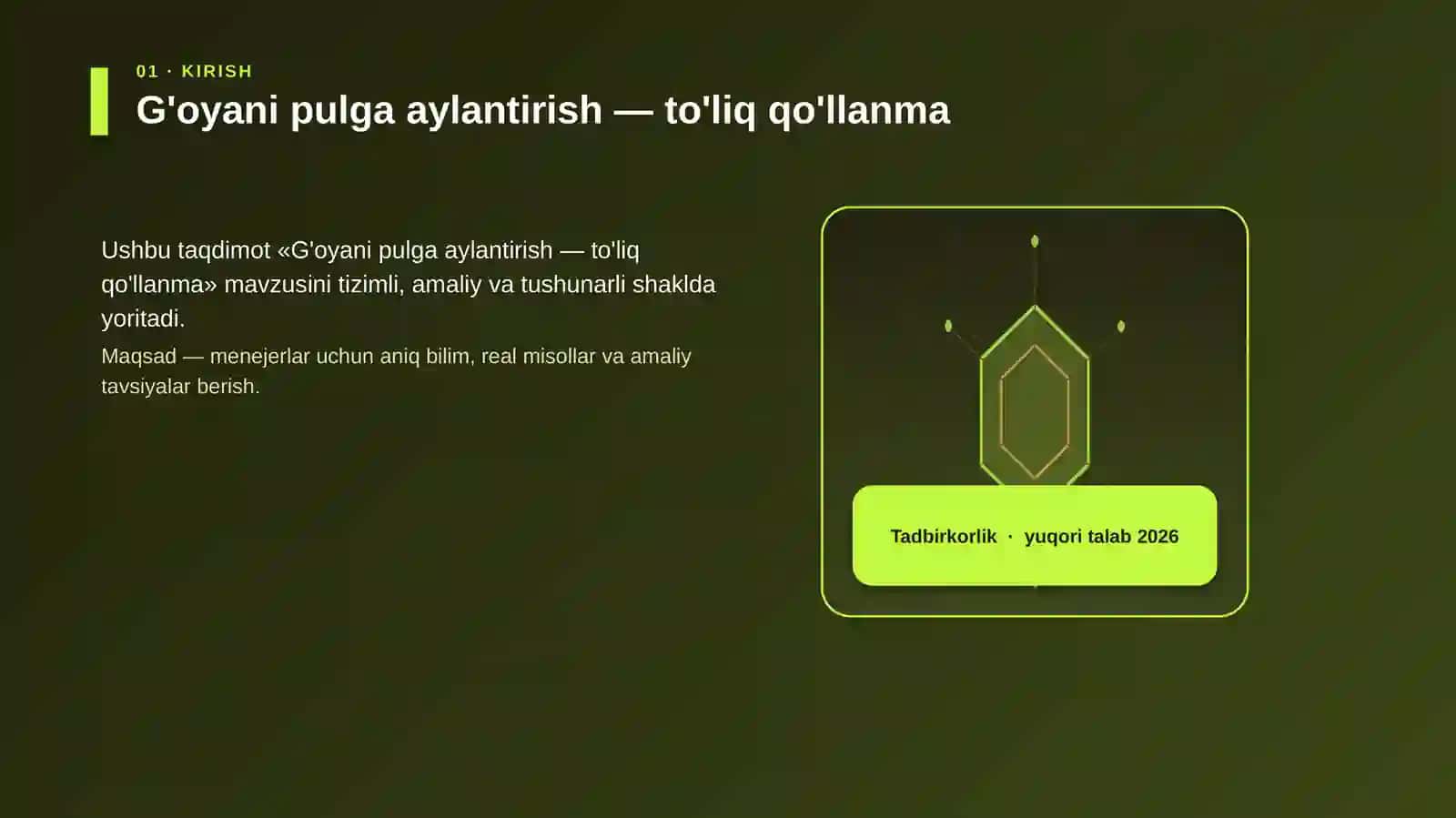 G'oyani pulga aylantirish — to'liq qo'llanma 3