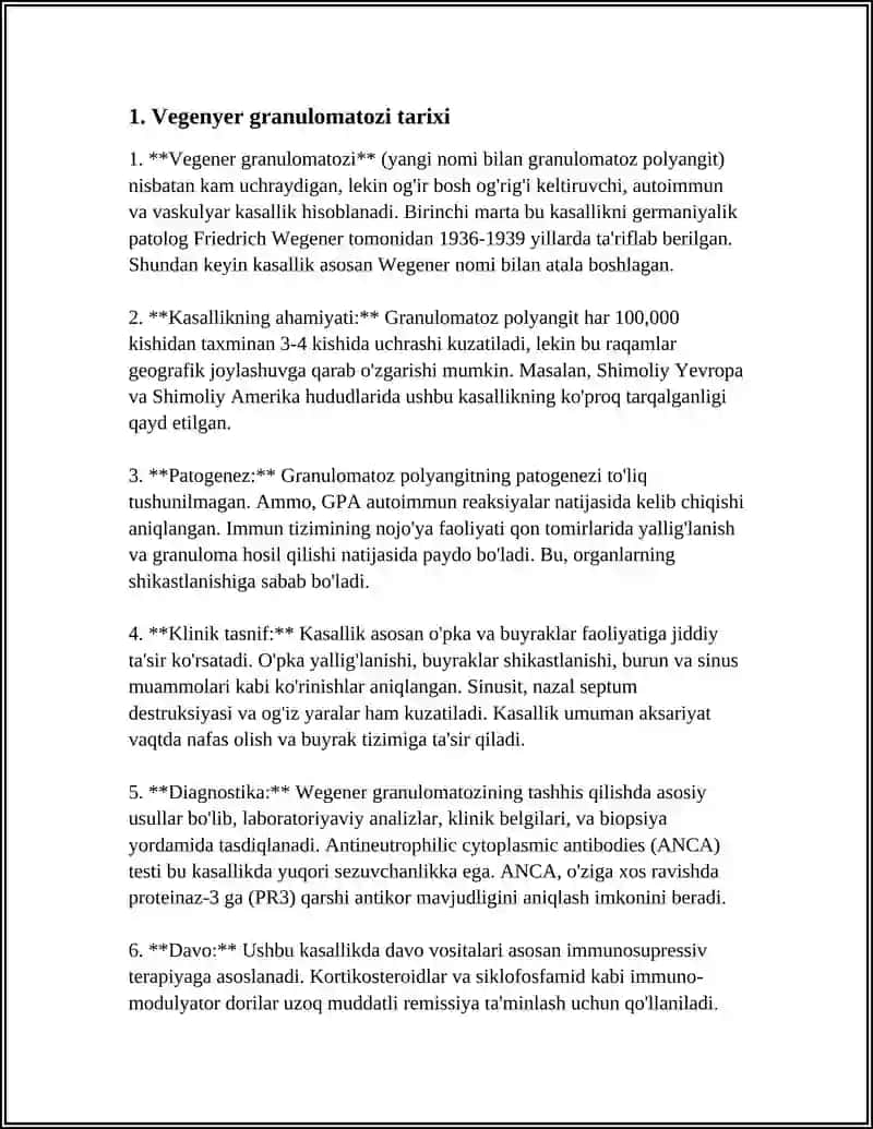 VEGENER GRANULEMATOZI 3
