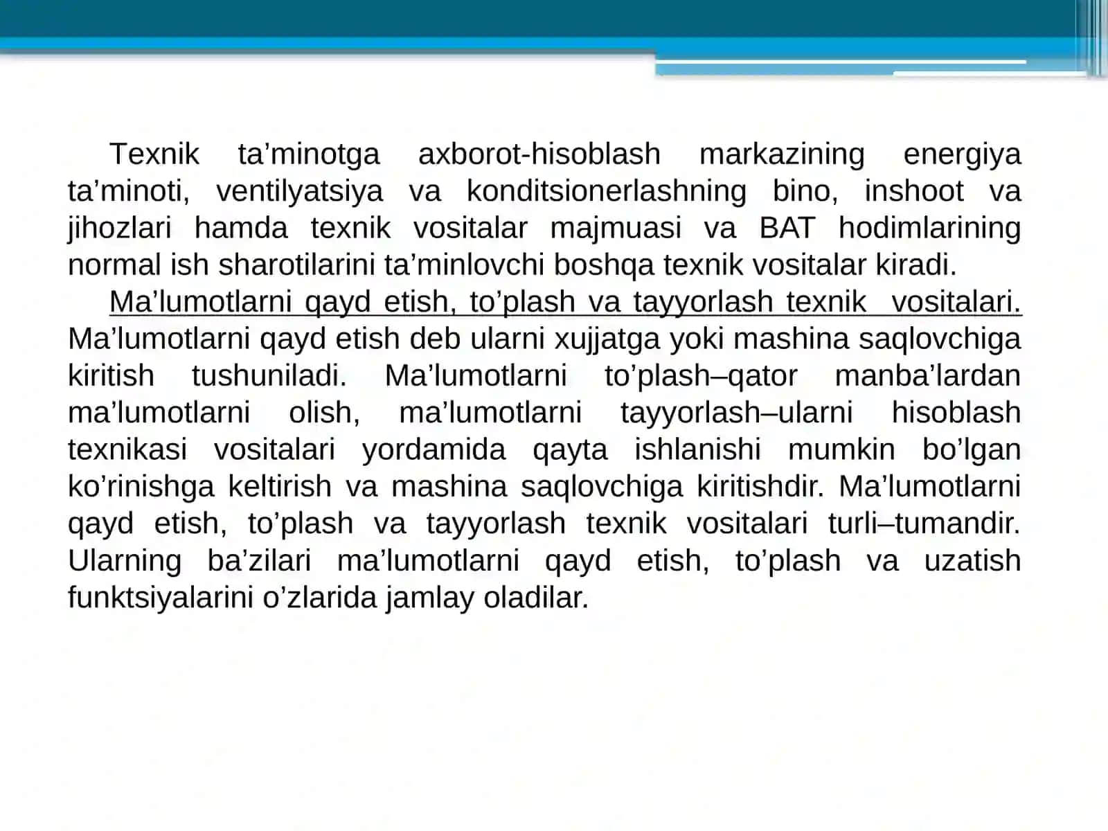 ТYТBАТning texnik ta’minoti 3