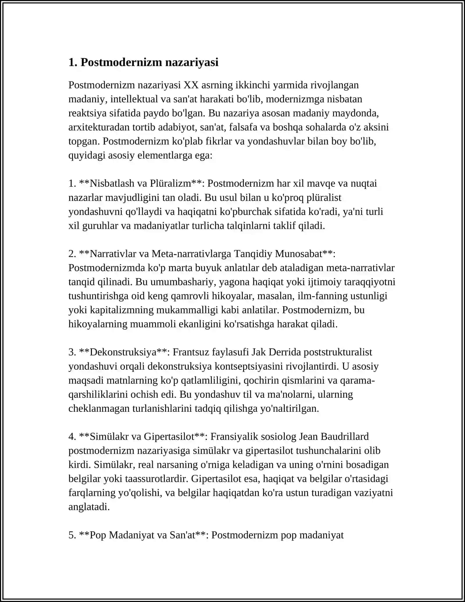POSTMODERNIZM 3