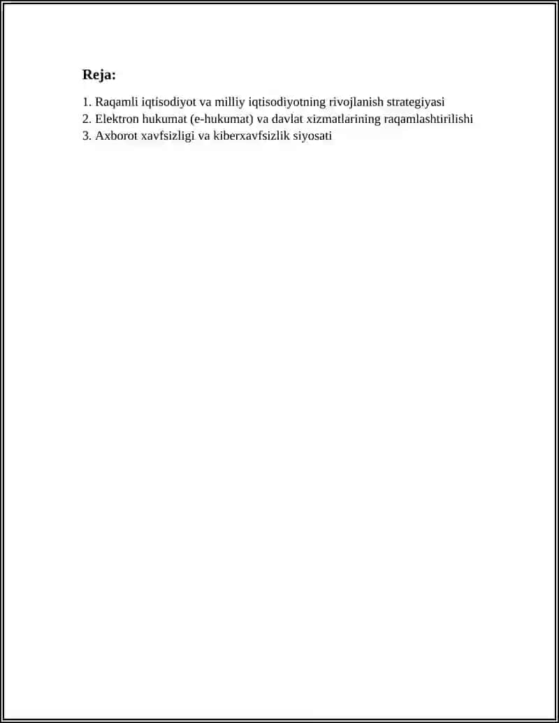 ZAMONAVIY AXBOROT TEXNOLOGIYALARINING MUSTAKIL RESPUBLIKAMIZ XAYOTIDAGI AXAMIYATI VA RIVOJLANISH ISTIKBOLLARI 3