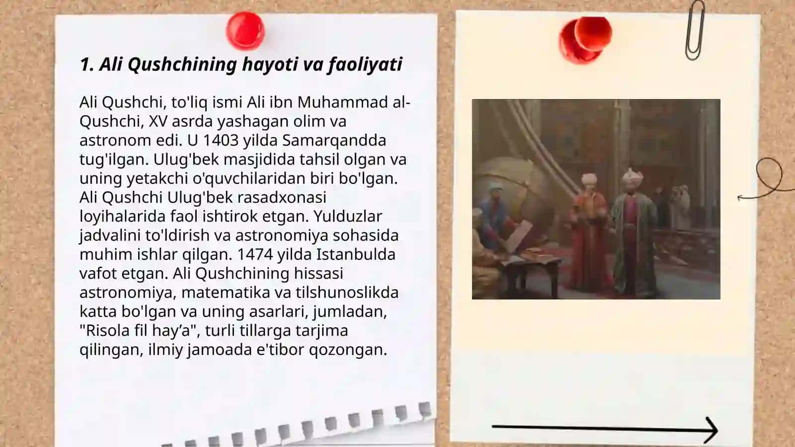 Ali Qushchining ilmiy merosi 3