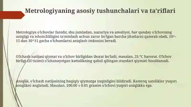 Metralogiyaning asosiy postulatlari 3