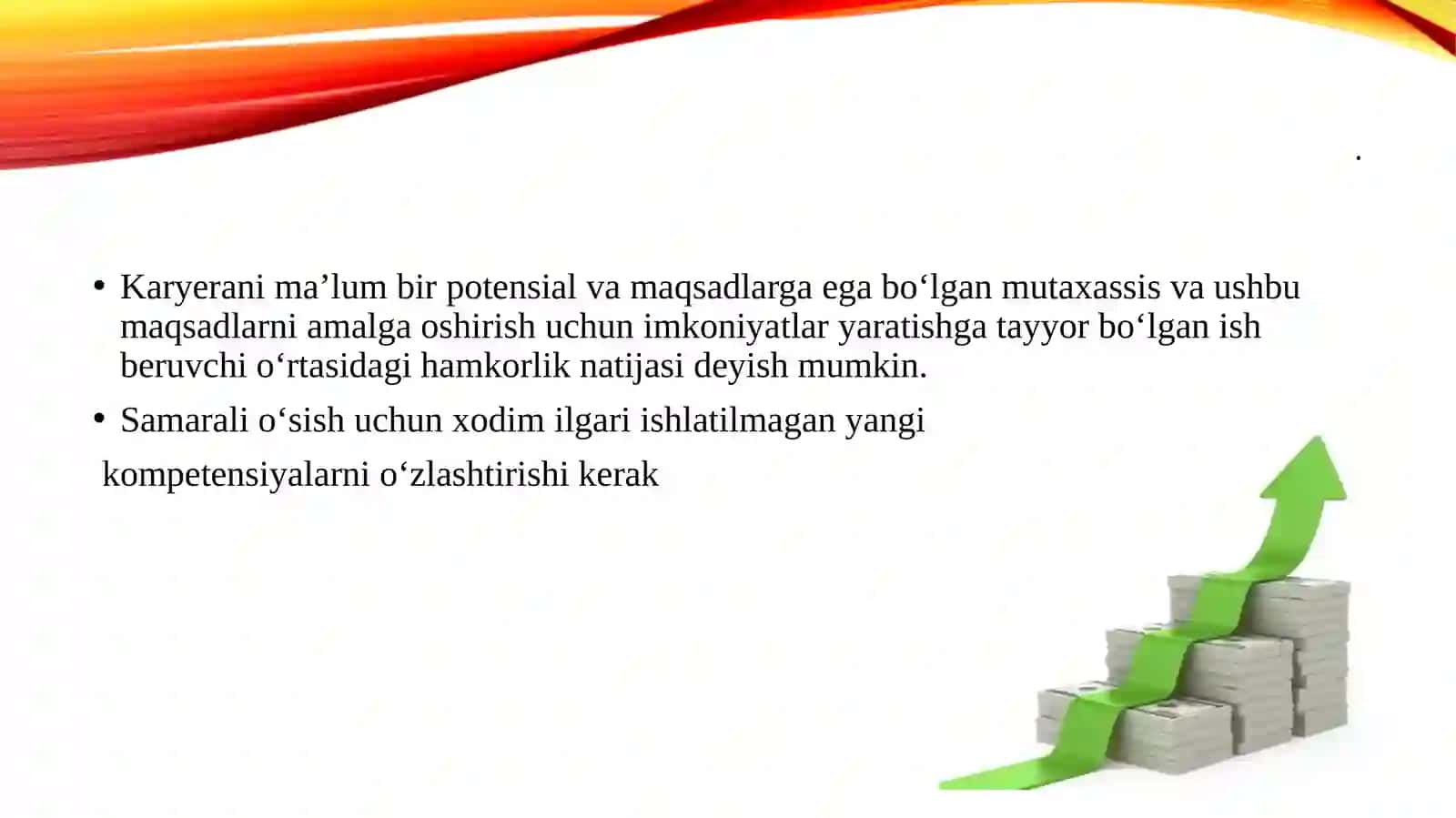 KARYERA O‘SISHI HAQIDA TUSHUNCHA 3