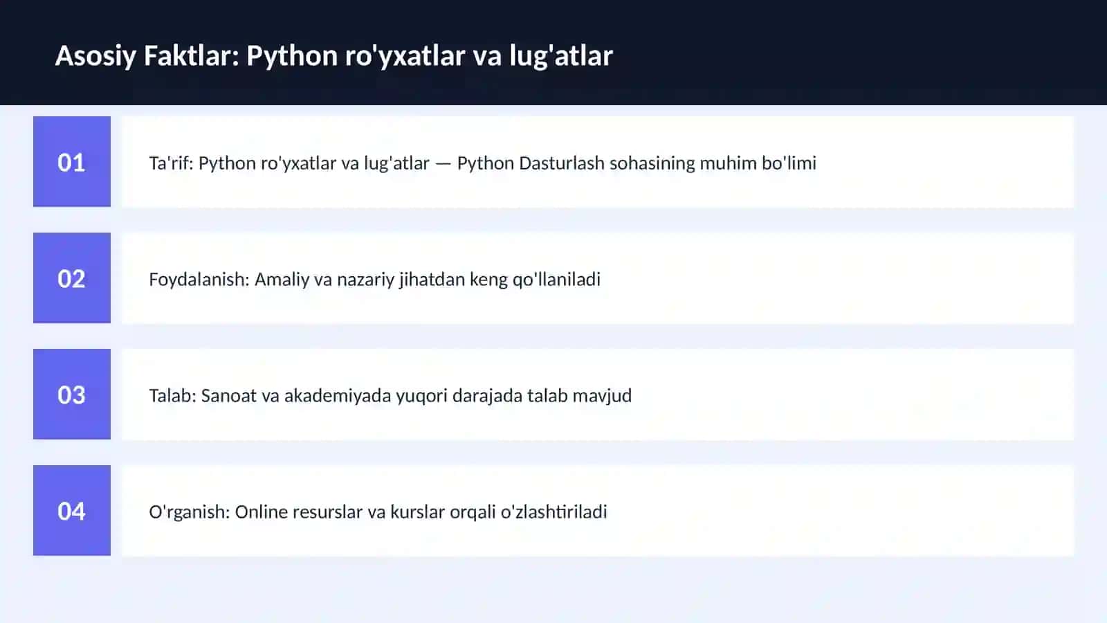 DASTURLASH | PYTHON DASTURLASH 3