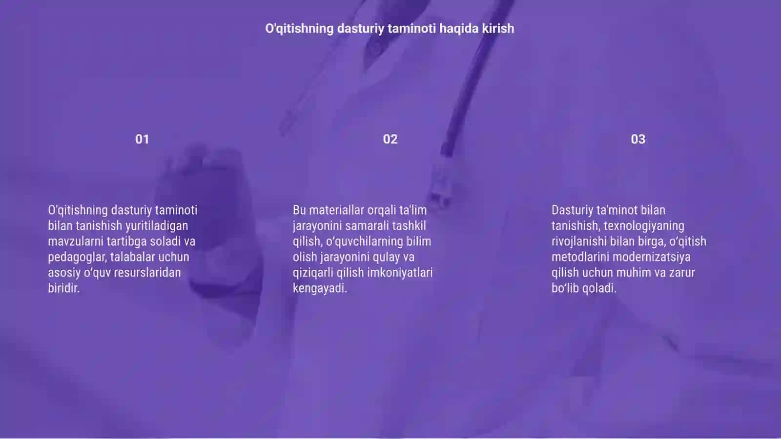 O'qitishning dasturiy taminoti 3