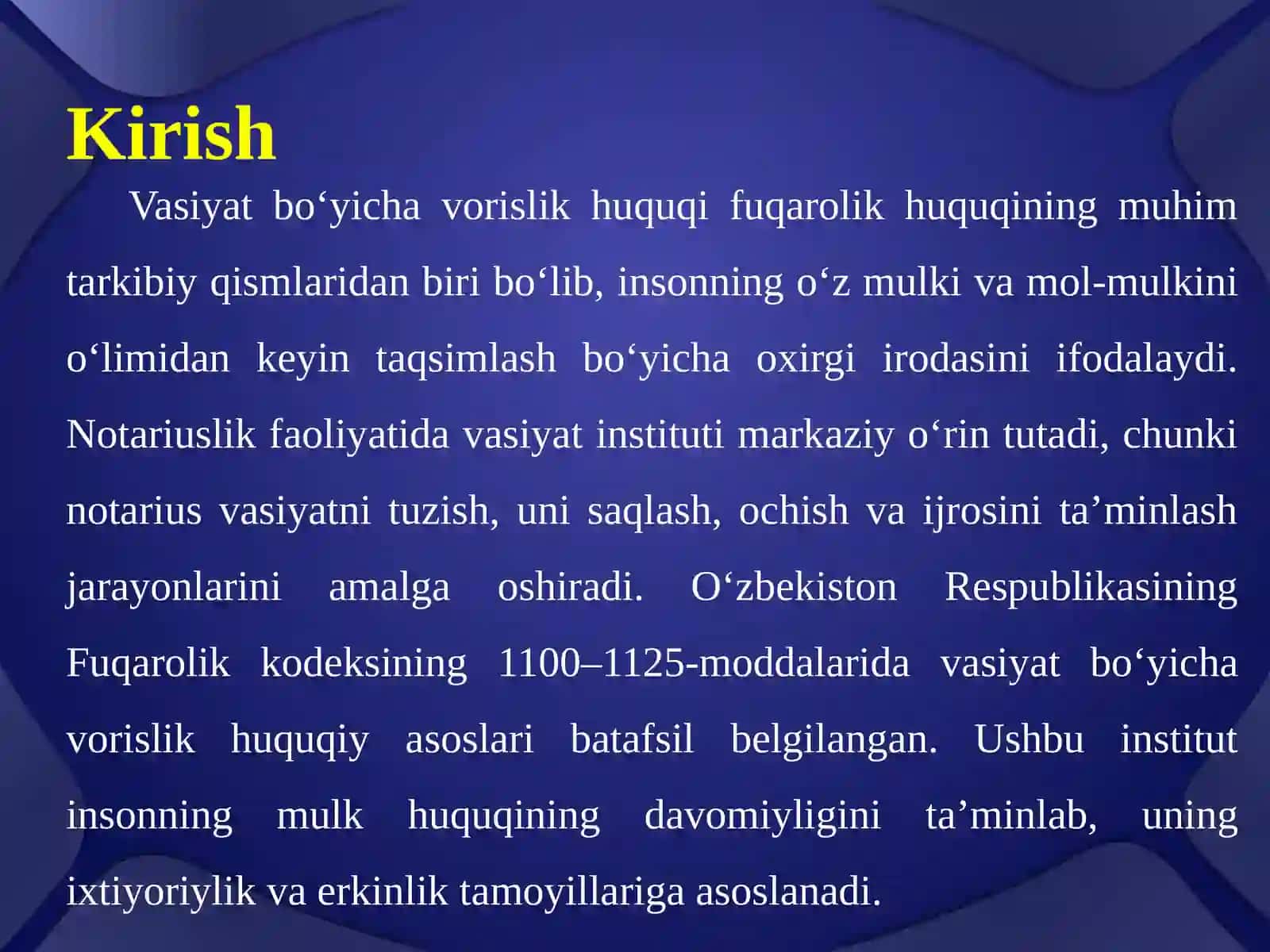 Vasiyat bo‘yicha vorislik 3