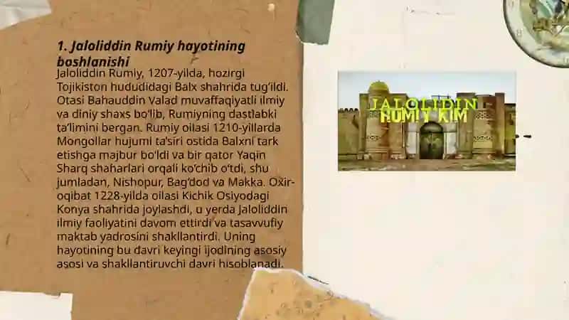 Jaloliddin Rumiy hayoti va ijodi 3