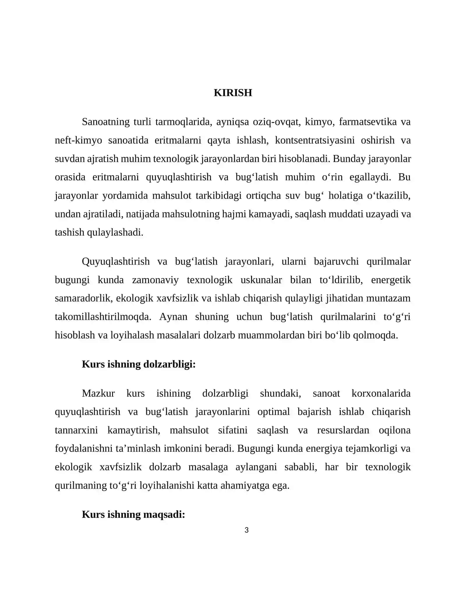 BOB. QUYUQLASHTIRISH VA BUG‘LATISH JARAYONLARINING NAZARIY ASOSLARI 3