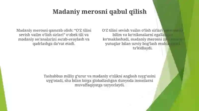 O'Z Tilini Sevish Vailm Olish Sirlari 3
