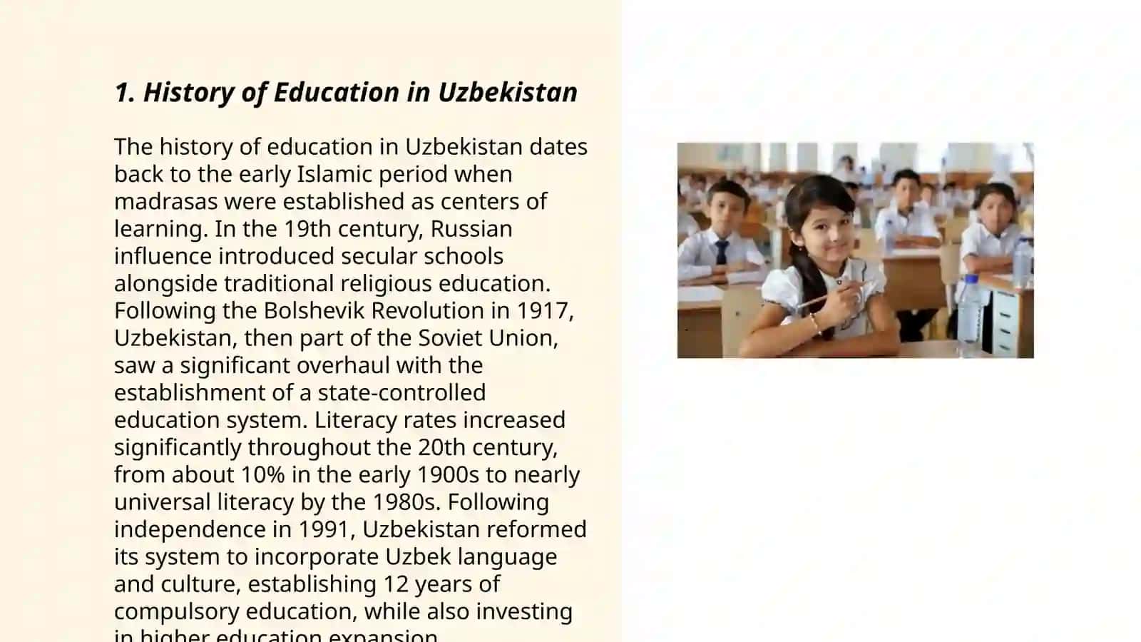 Education in Uzbekistan 3