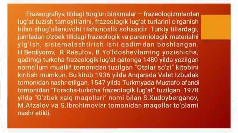 Frazeologik tahlil 3
