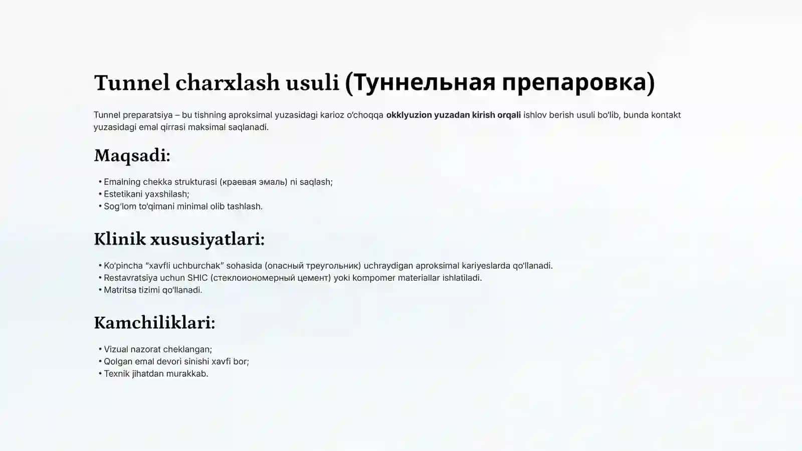 Kariesni davolashda minimal invaziv aralashuv 3