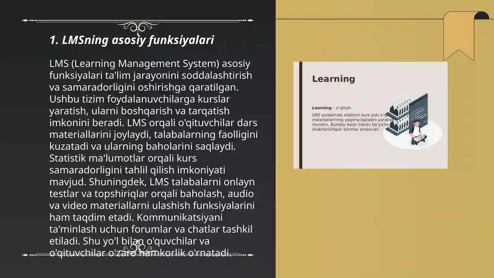 LMS (Learning Management System) - Ta'limni boshqaruv tizimlari 3