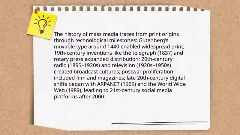 History of Mass Media 3