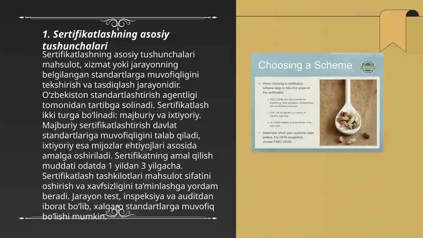Sertifikatlashning sxemalari 3