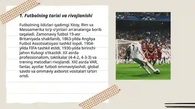 Futbol sport turi boʻyicha 3