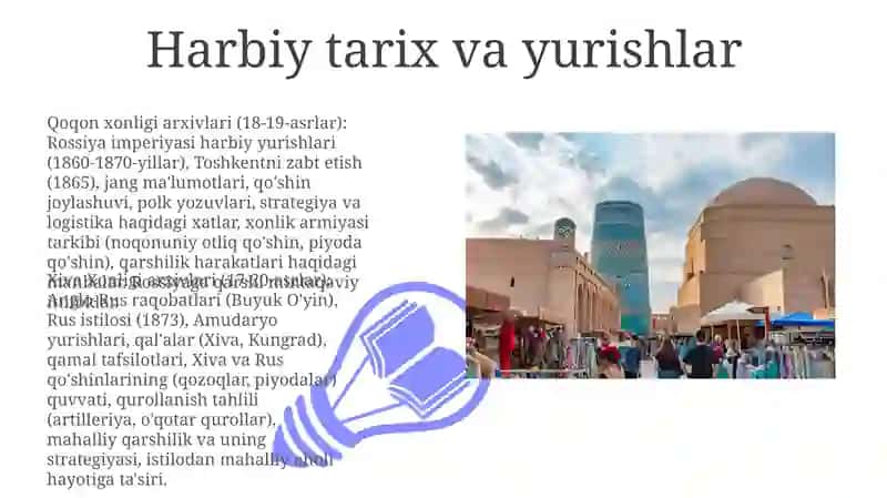 Xiva Xonliklari arxivlarini o'rganish 3