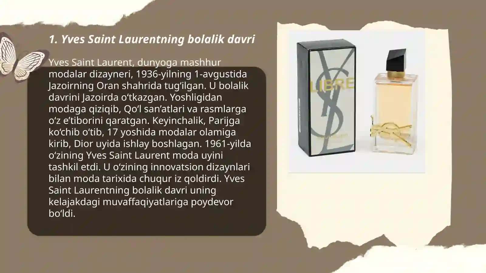 Yves Saint Laurent hayoti va ijodi 3