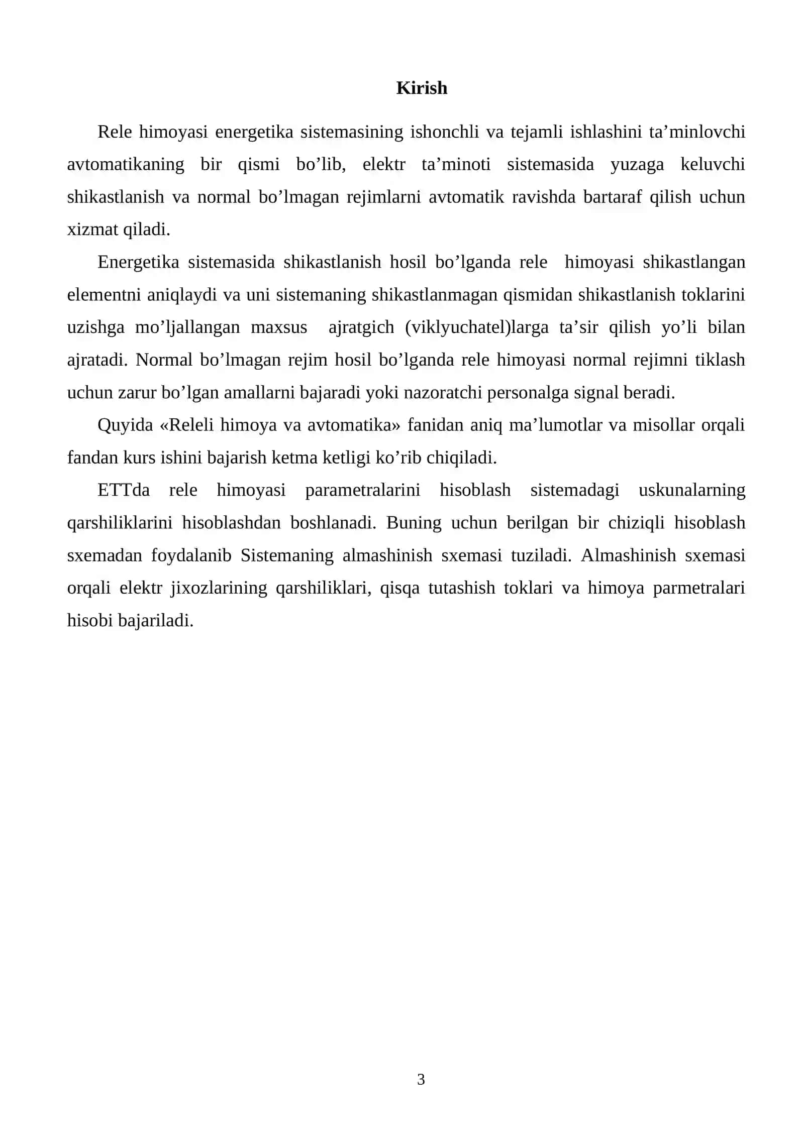 Uslubiy qo’llanma va topshiriqlar 3